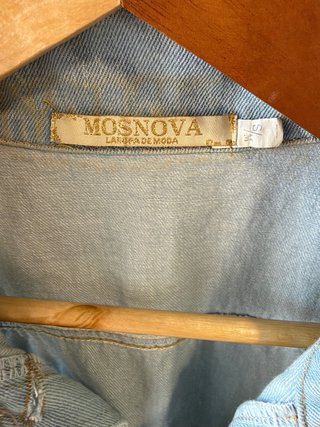 Chaleco vaquero con encaje blanco · Negociable