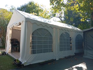 Carpa lona PVC resistente 3X6m todas estaciones