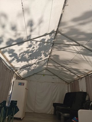 Carpa lona PVC resistente 3X6m todas estaciones