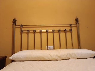 Cabecero vintage latón/bronce macizo Cama 135