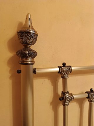 Cabecero vintage latón/bronce macizo Cama 135