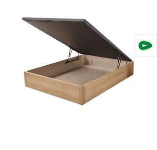 Canapé de madera y tela