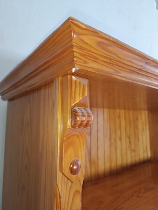Librería de madera maciza