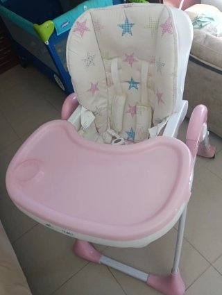 Trona para bebé con estampado de estrellas