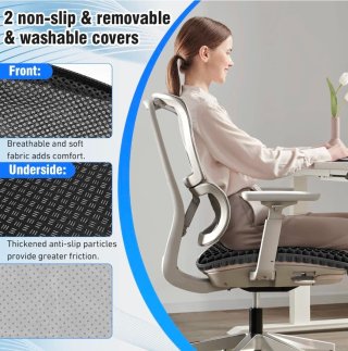 NUEVO‼️Cojín de Gel Ergonómico con Funda