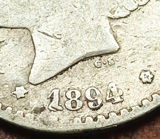 ESPAÑA 50 CENT Plata - 1894 - Alfonso XIII