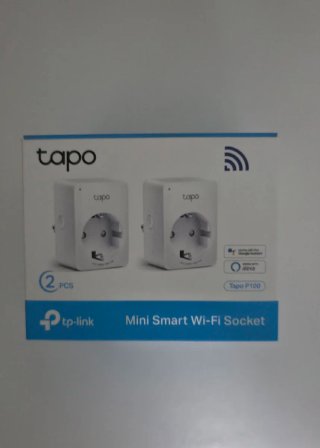 2 Tomadas Inteligentes Wi-Fi Tapo P100