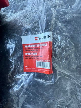 Pistola Lavadora Würth HDR 160/185