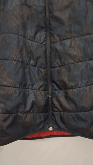 Abrigo Camuflaje Acolchado Negro