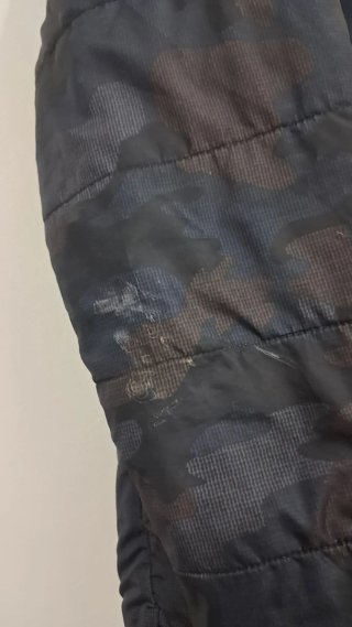 Abrigo Camuflaje Acolchado Negro