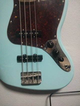 Bajo Squier Jazz Bass Azul