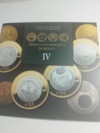 Estuche Herencia Numismática México