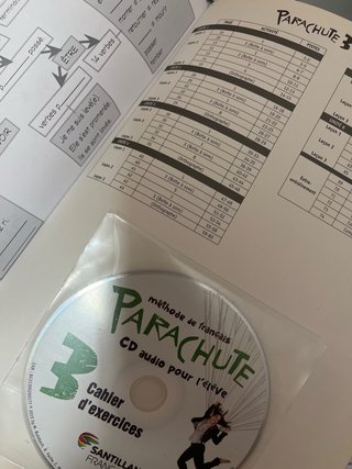Parachuete, méthode de français Cahier d'exerci...