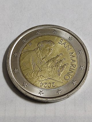 Moneta 2 Euro 2024 San Marino Commemorativa FDC