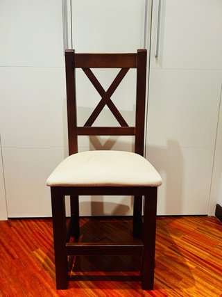 Set de 4 Sillas de Comedor de Madera