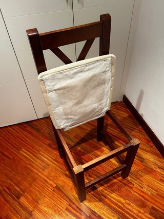 Set de 4 Sillas de Comedor de Madera