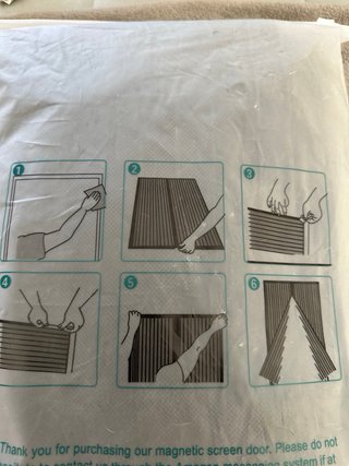 Mosquitera magnética para puerta