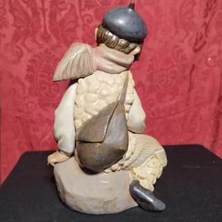 Figura Lladro Pastorcito con Mariposa