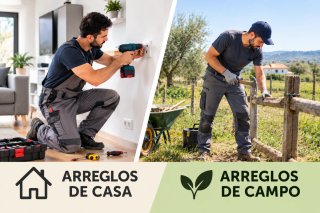Manitas de hogar y campos