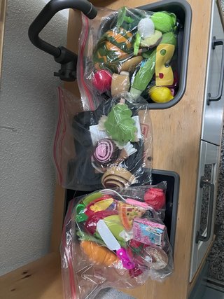 Cocina de Juguete IKEA con accesorios y comidas