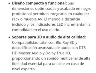 Reproductor Blu-ray Panasonic DMP-BDT167EG
