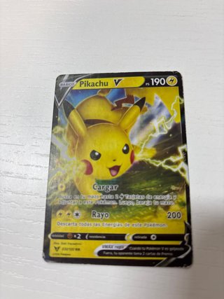 Carta Pokémon Pikachu V 030/100