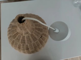 Lámpara de Mimbre