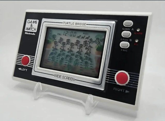 Pack Turtle Bridge y Fire Nintendo game & watch