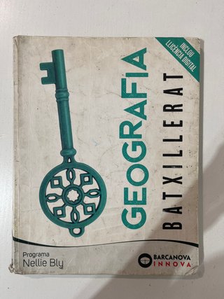 Libro Geografía 2º Bachillerato Barcanova