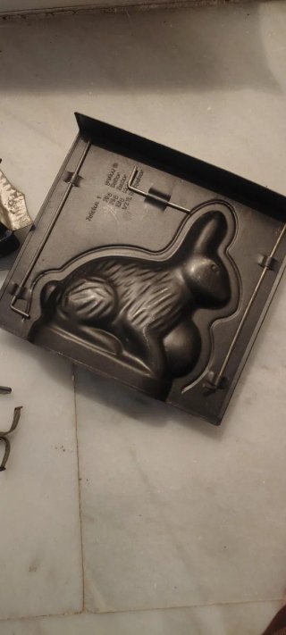 Molde Conejo Pascua Metal