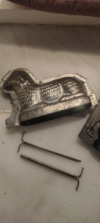 Molde Conejo Pascua Metal
