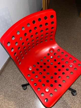 Silla de escritorio roja