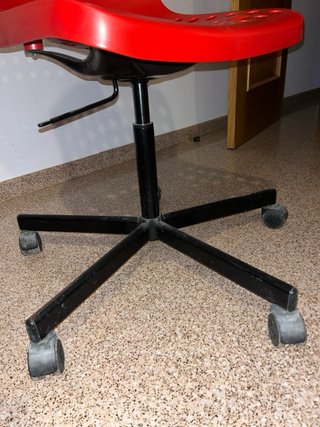 Silla de escritorio roja