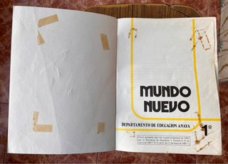 Mundo nuevo 1 egb Anaya año 1981