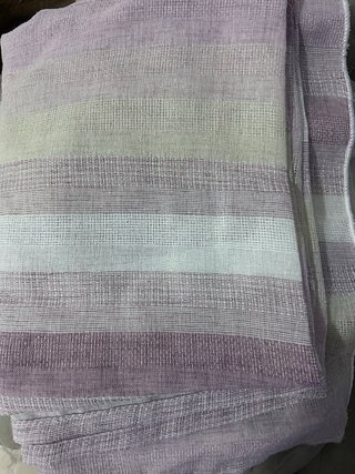 Cortinas de Tela a Rayas Se vende el pack