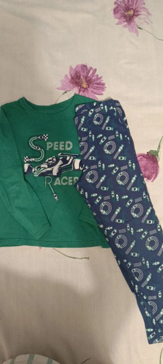 Pijama de Niño 8 Años con Estampado de Coches