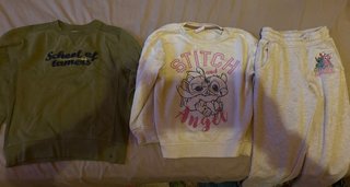 Lote de 3 Pantalones Vaqueros para Niña y chandals