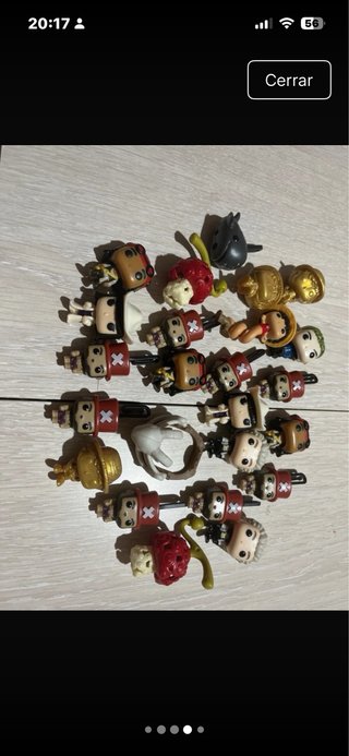Lote de Minifiguras One Piece Kinder Joy