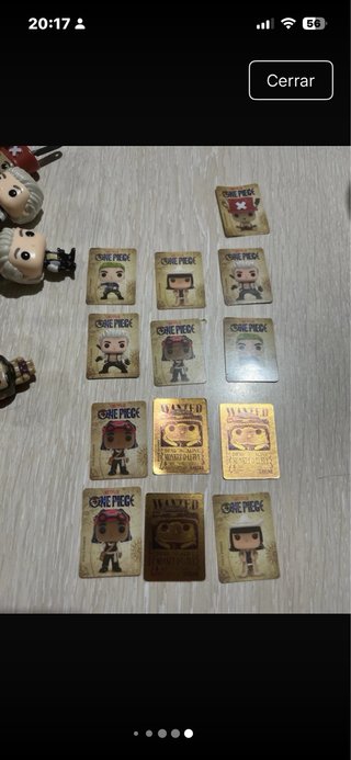 Lote de Minifiguras One Piece Kinder Joy