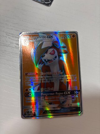 Carta Pokémon Lycanroc GX