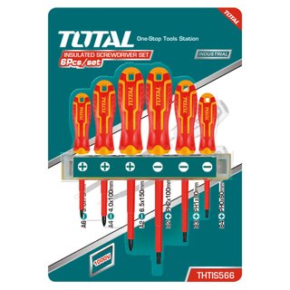 Juego 6 Destornilladores Aislados TOTAL VDE 1000v