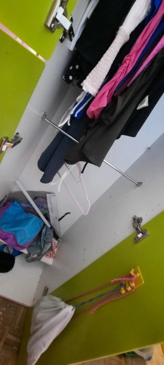 Armario puertas verdes, modelo Stuva ikea