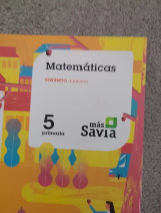 Matemáticas, 5 Primaria Más Savia