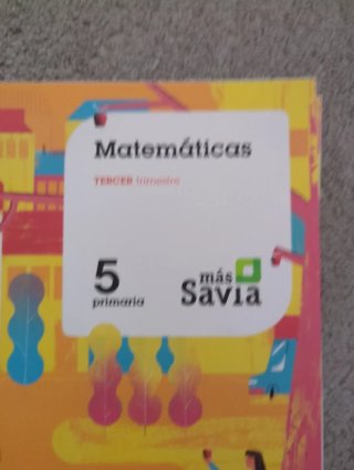 Matemáticas, 5 Primaria Más Savia