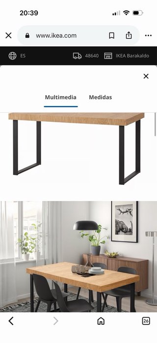 Mesa Tarselle Ikea