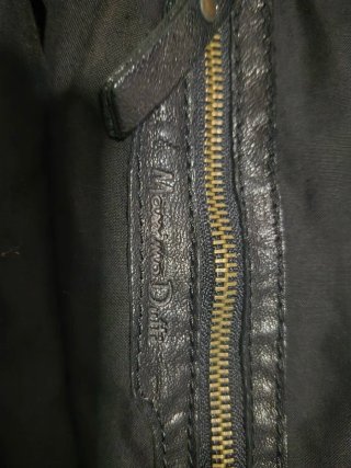 Bolso Piel Negro Massimo Dutti