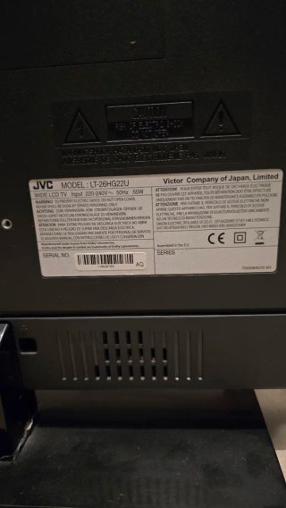 Televisión JVC 26" Full HD (TDT)