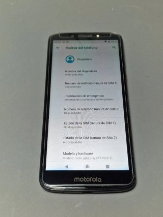 Motorola Moto G6 Play Azul