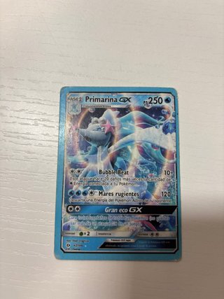 Carta Pokémon Primarina GX
