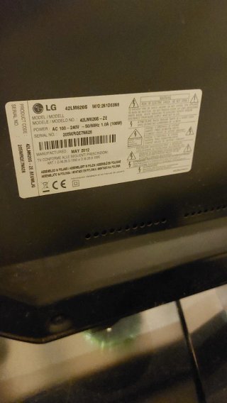 TV LG 42 pulgadas